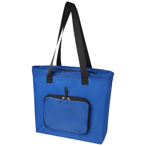 Sac shopping publicitaire pliable 16L EcoFold Bleu royal